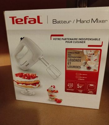 Batteur tefal neuf