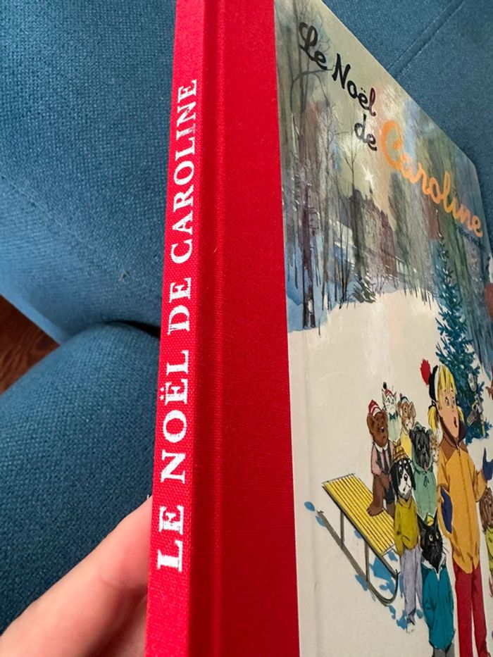 Album ancien collector le Noël de Caroline fête Pere livre bd Pierre probst rouge - photo numéro 2