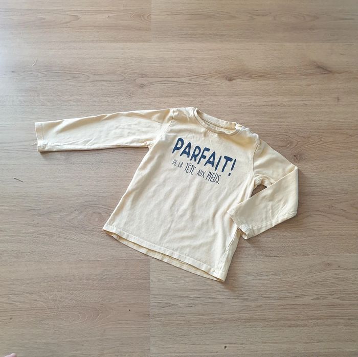 💚 Tee-shirt ML 4 ans Gémo #emyfleury_4ansgarçon