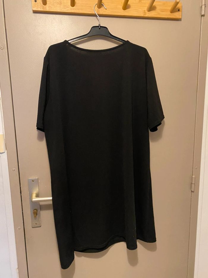 Robe, tunique, noir grande taille femme - photo numéro 8
