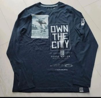 Tee shirt bleu marine 13/14 ans