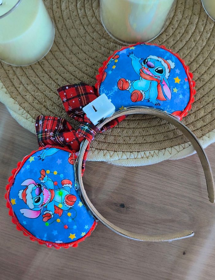 Ears lumineuse stitch Noël - photo numéro 4
