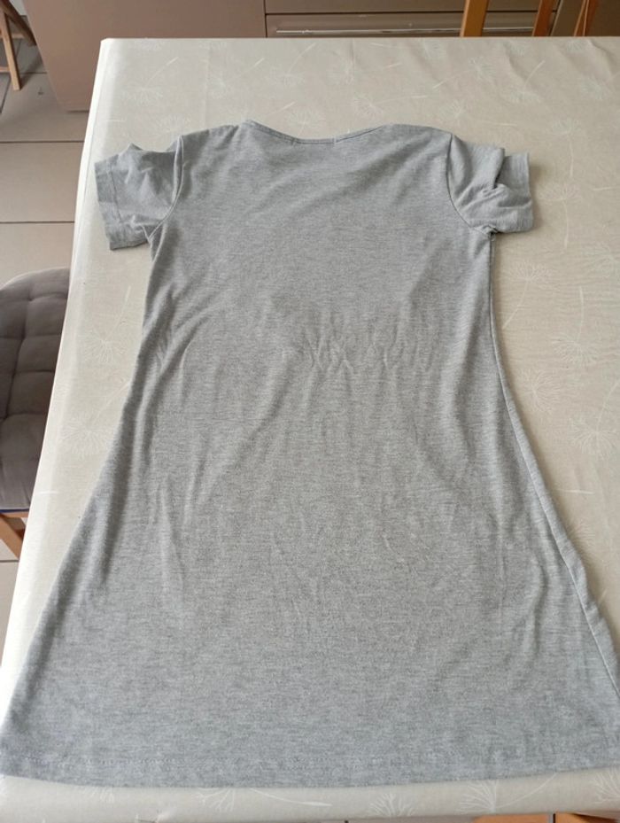 Robe grise manches courtes Léa Malice 12 ans 2€5 - photo numéro 2