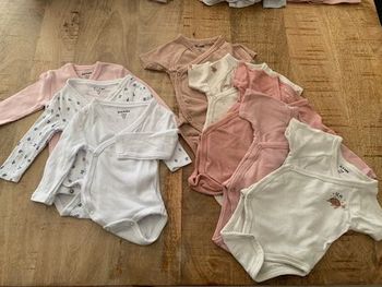 Maxi Lot de bodys 0M + 1M