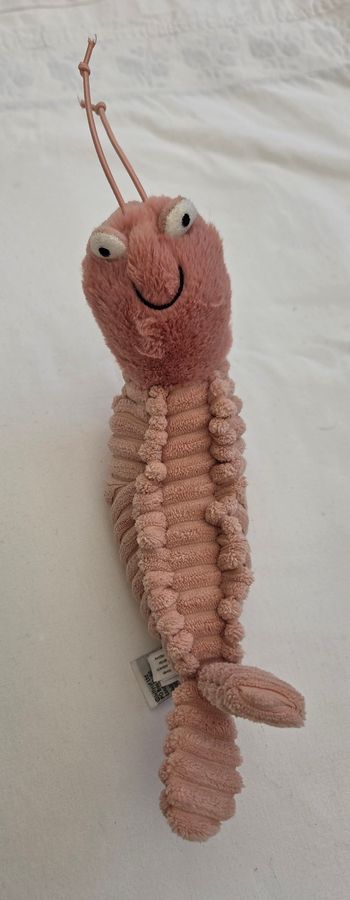 Doudou peluche Sheldon crevette 21 cm - Jellycat