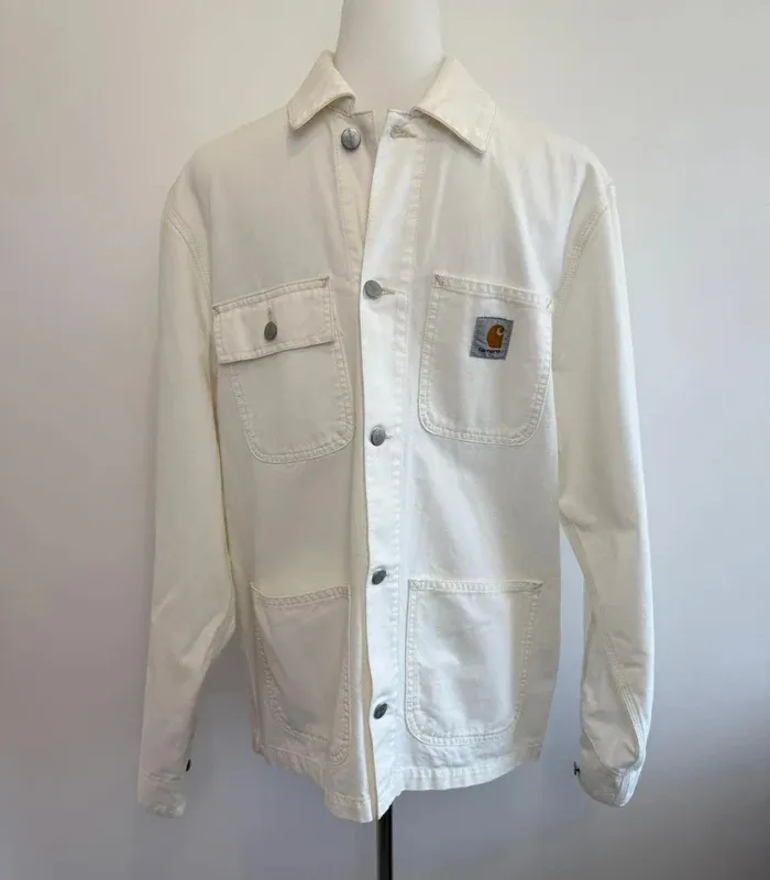 Veste Carhartt Michigan Coat blanche taille M super état