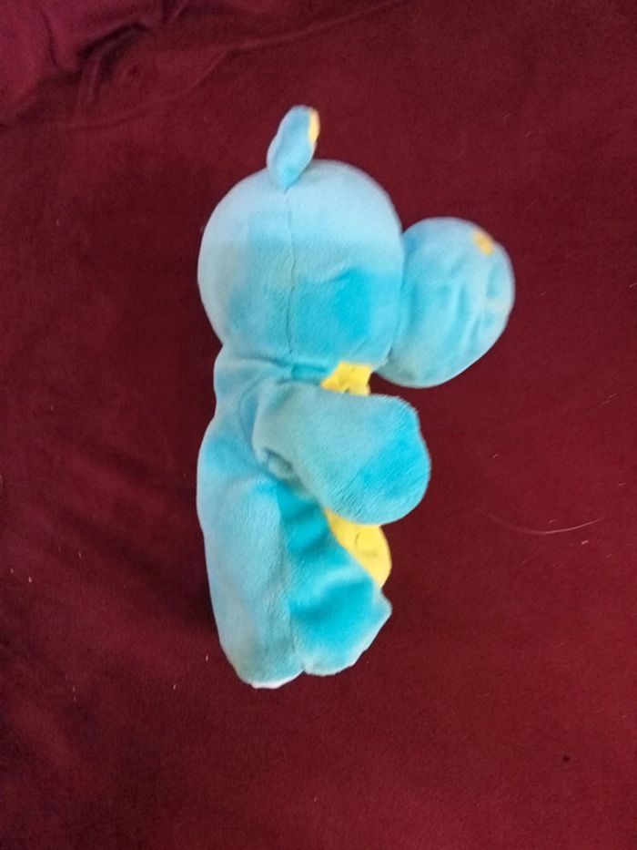 Peluche marionnette ours bleu - photo numéro 3