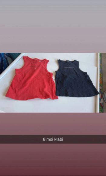Lot de 2 haut fille