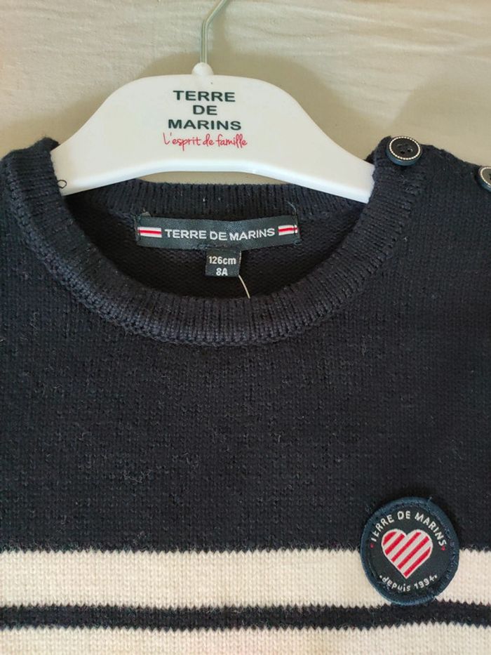 Pull marin enfant EF en H21 Terres des Marins 8 ans - photo numéro 2