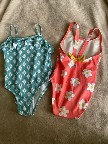 Lot 2 maillots de bain fille 12 mois
