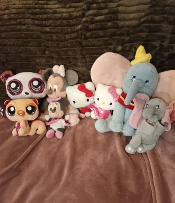 Peluches Hello Kitty, LPS, Disney 