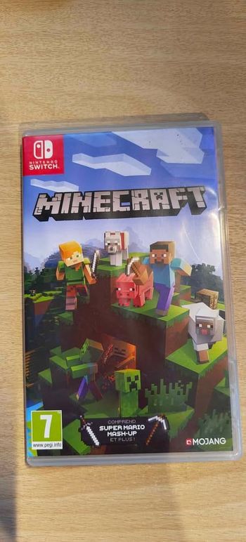 Minecraft Switch – Boîte vide (pas de cartouche)