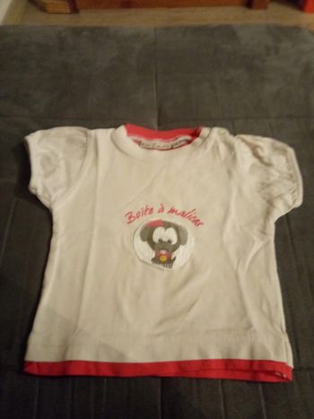 Tee shirt manche courte 3 mois