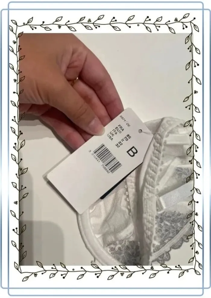 Soutien gorge blanc passionata, taille 85B, neuf - photo numéro 5