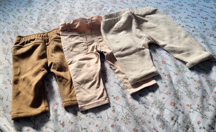 Lot de 3 beaux pantalons 6mois Kiabi - photo numéro 7