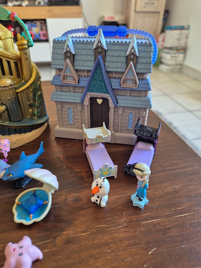 Lot 3 disney animators' collection mini raiponce + ariel la petite sirene + la reine des neiges elsa - photo numéro 4
