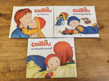 Lot de 3 livres Caillou