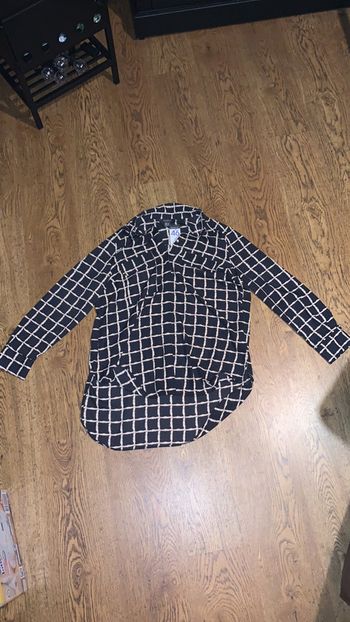 Blouse carreau taille 46 Primark marron beige