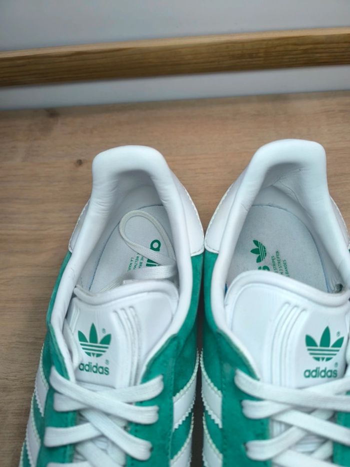 Baskets adidas gazelle court green gum verte et marron pointure 43 très bon état - photo numéro 6