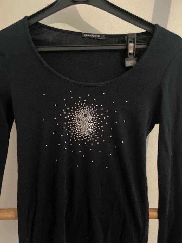 T-shirt manches longues diplodocus - photo numéro 2