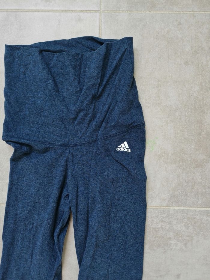 Legging adidas bleu grossesse S - photo numéro 2