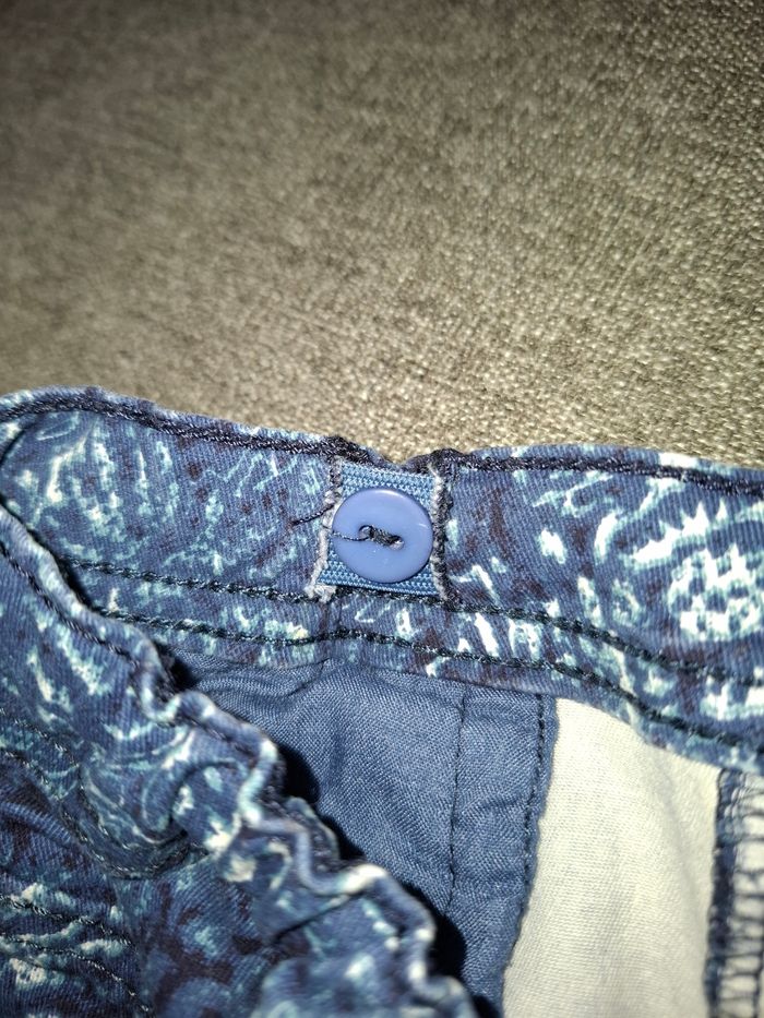 Jupe en jean à motif taille élastique 7/8 ans - photo numéro 5
