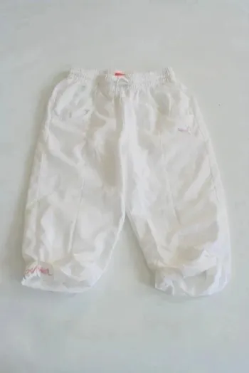 Pantacourt blanc matière jogging Puma 10 ans