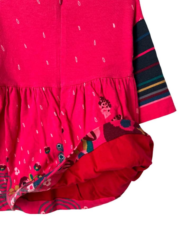 Robe à manches longues fuchsia - Catimini 12 mois (74cm) - photo numéro 6