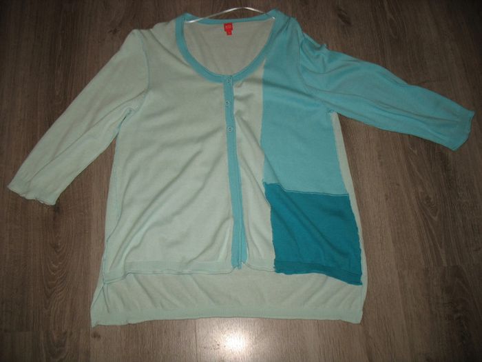 GILET TURQUOISE "MISS CAPTAIN" - TAILLE 2 - n°02