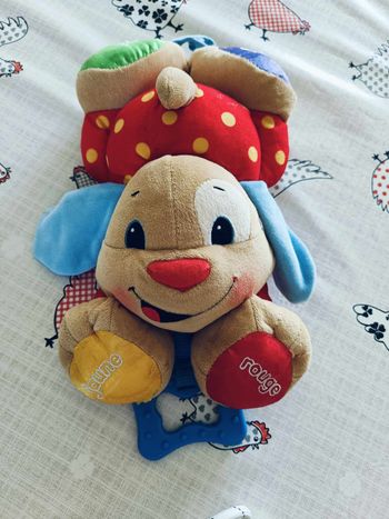 Peluche chiot musical