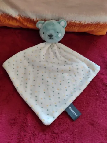 doudou ours mouchoir orchestra