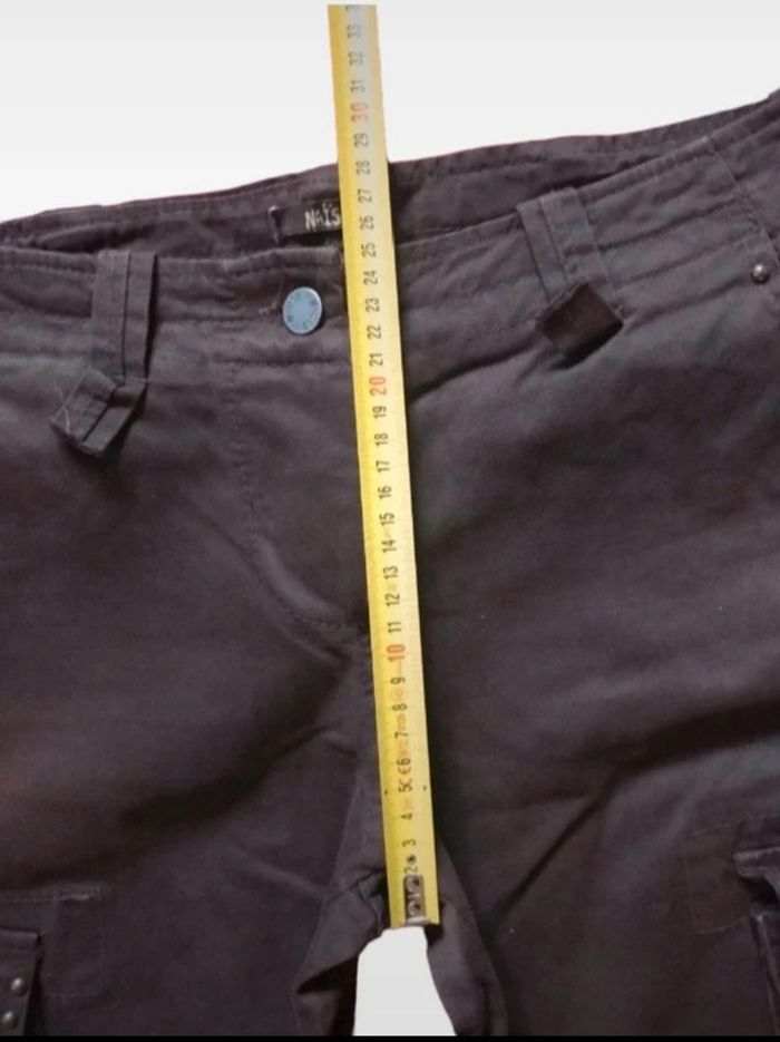 Pantalon marron poches latéral taille 40 ans - photo numéro 12