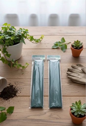  Garden Touch - Tuteurs pour plantes - 40 cm - Vert - Neuf