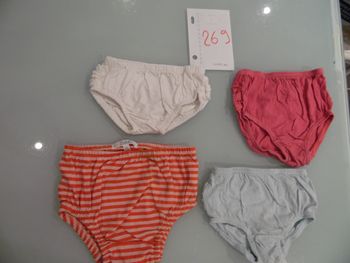 lots 4 culottes 3 9 12 mois