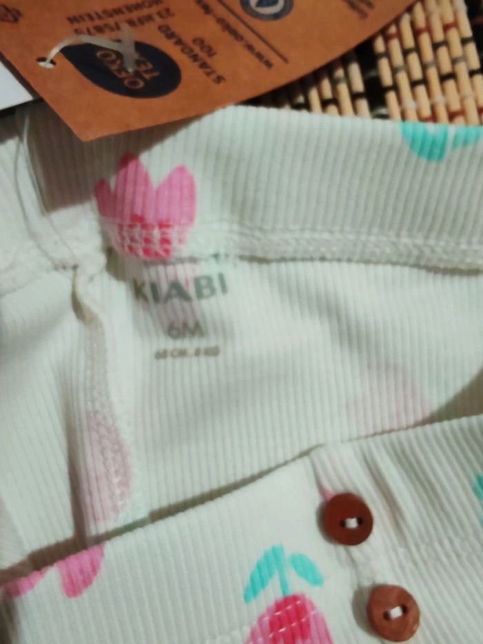 Ensemble bébé fille leggings a motifs et t shirt6 mois kiabi - photo numéro 5