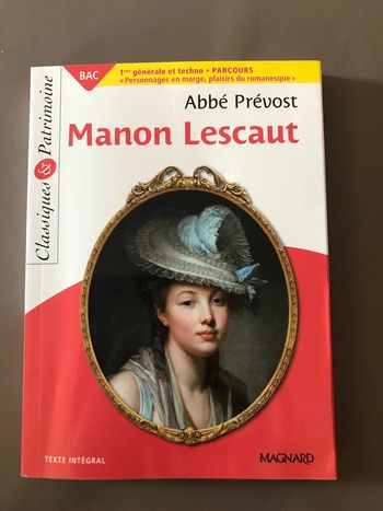 Livre Manon Lescaut