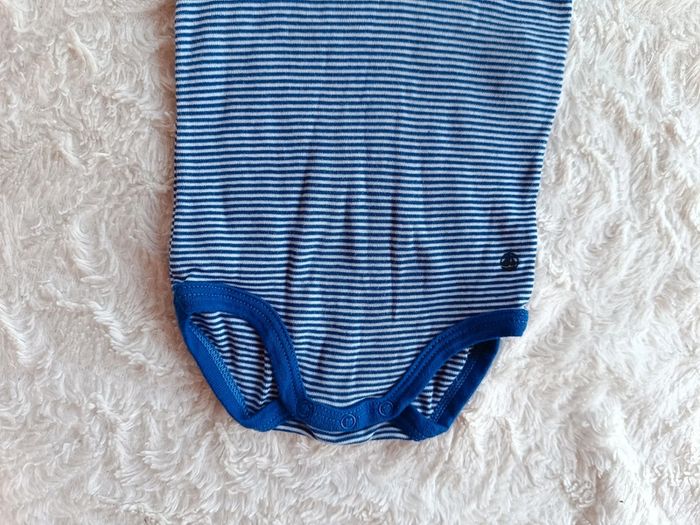 Body manches courtes Garçon 6 mois Petit bateau 100% coton - photo numéro 4