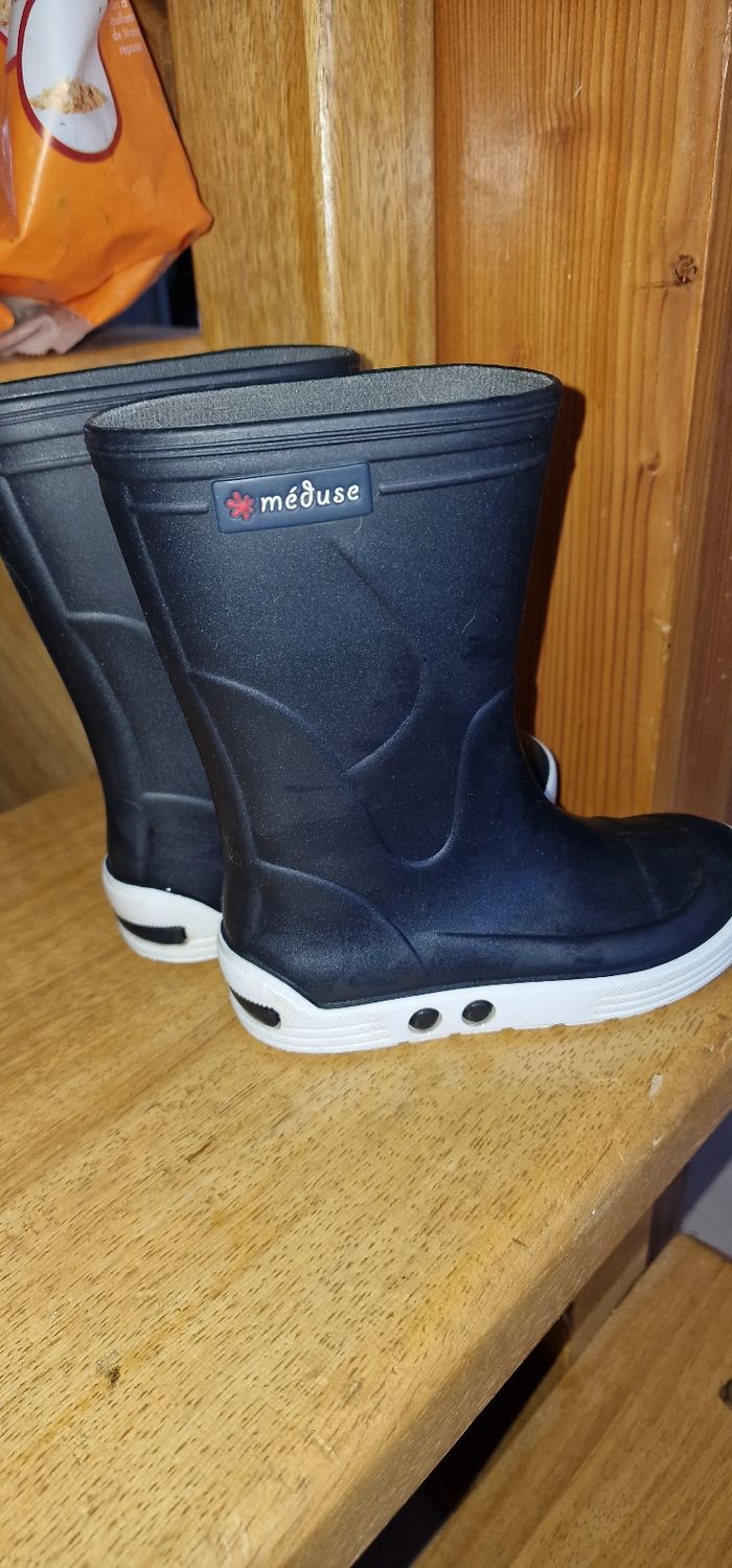 Botte de pluie Méduse bleu - photo numéro 2