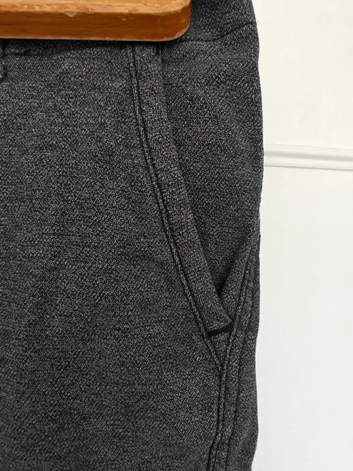 Pantalon cargo homme gris chiné - photo numéro 5