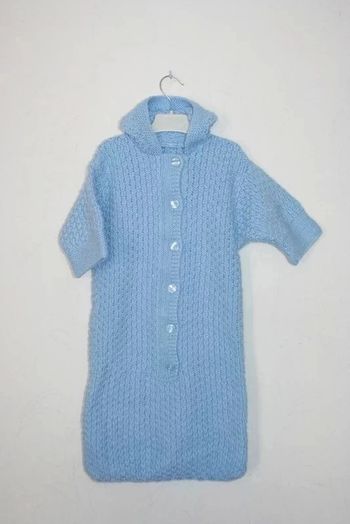 Nid d'ange fait main avec capuche 66cm