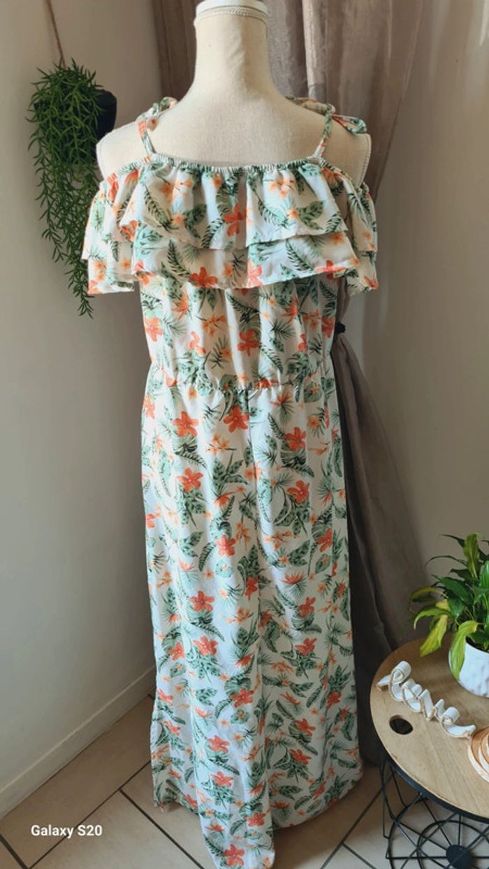 Robe longue fleurie- taille L / jennyfer - photo numéro 9