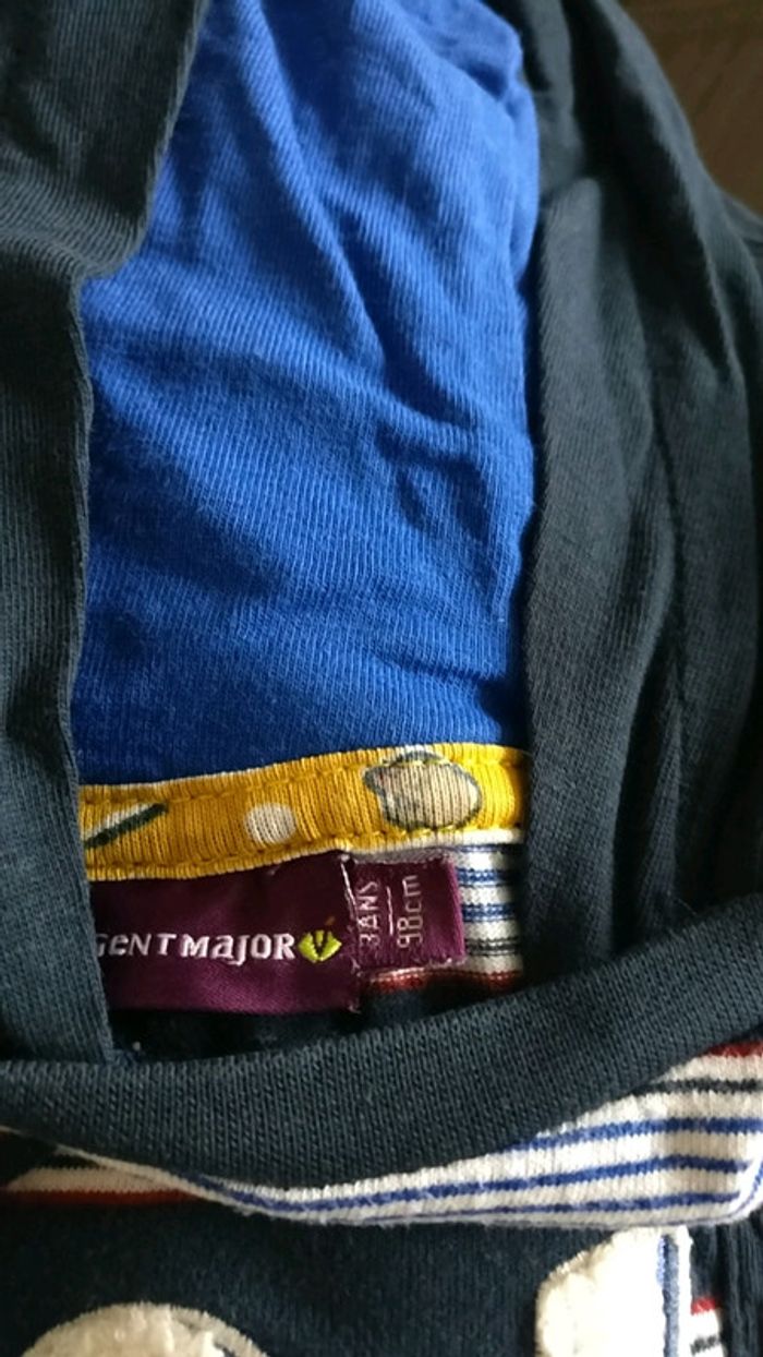 T-shirt manches longues sergent major 3 ans - photo numéro 3