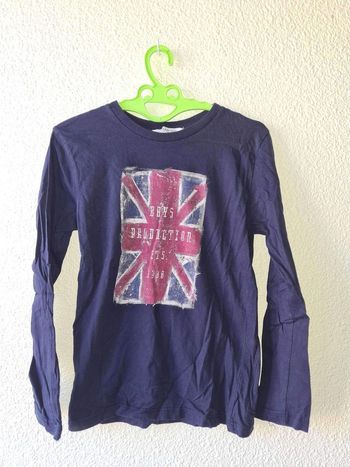 tee-shirt bleu marine Mango