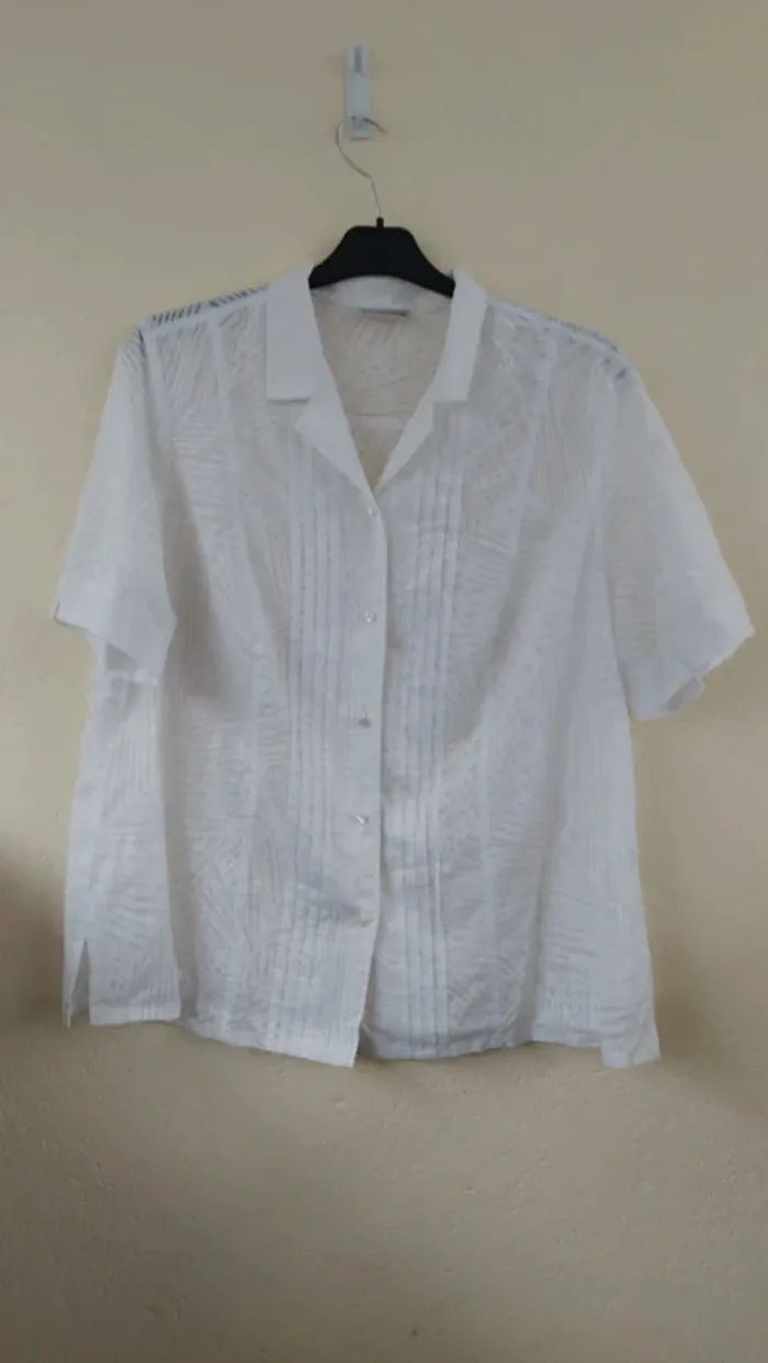Chemisier blanc - Sommermann - taille 50