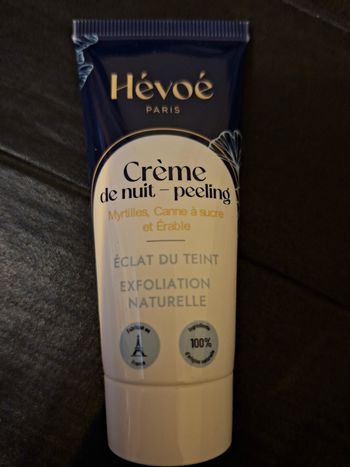 Crème de Nuit Peeling Éclat - Hévoé Paris (Neuve)