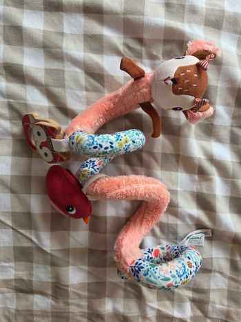 Spirale d'activités hochet Lilliputiens Alice la biche 