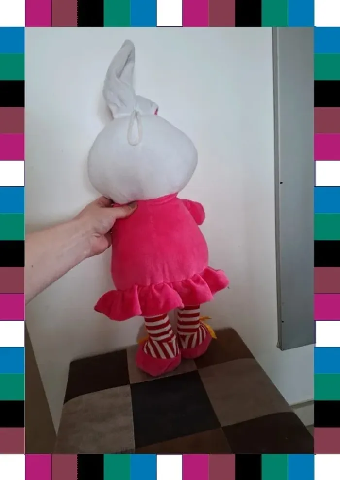 Peluche lapine 60cm - photo numéro 3
