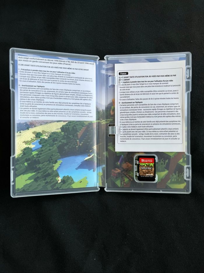 Jeu Minecraft switch - photo numéro 2