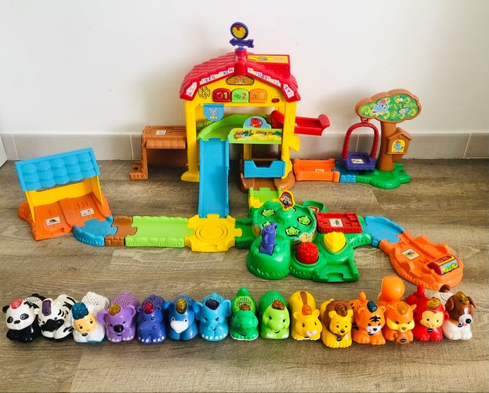 Maxi ferme des découvertes avec 15 Tut Tut Animo Vtech - photo numéro 1