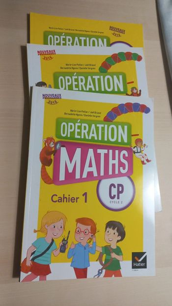 Cahiers d'activités Maths niveau CP. Neufs